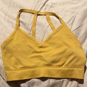 Gymshark Mustard Strappy Sports Bra